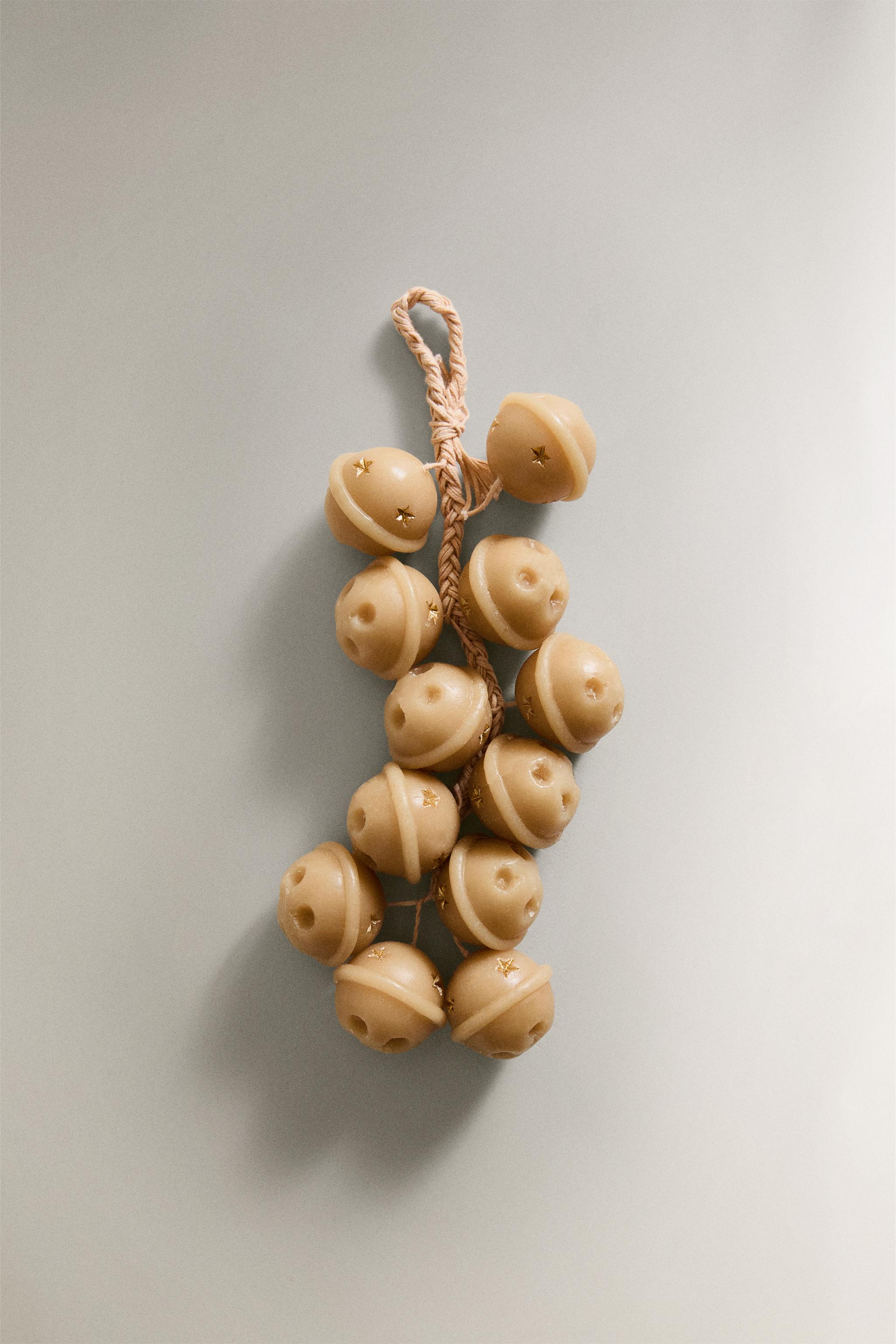 SET OF CHRISTMAS SLEIGH BELL CASCADE CANDLES (SET OF 12)
